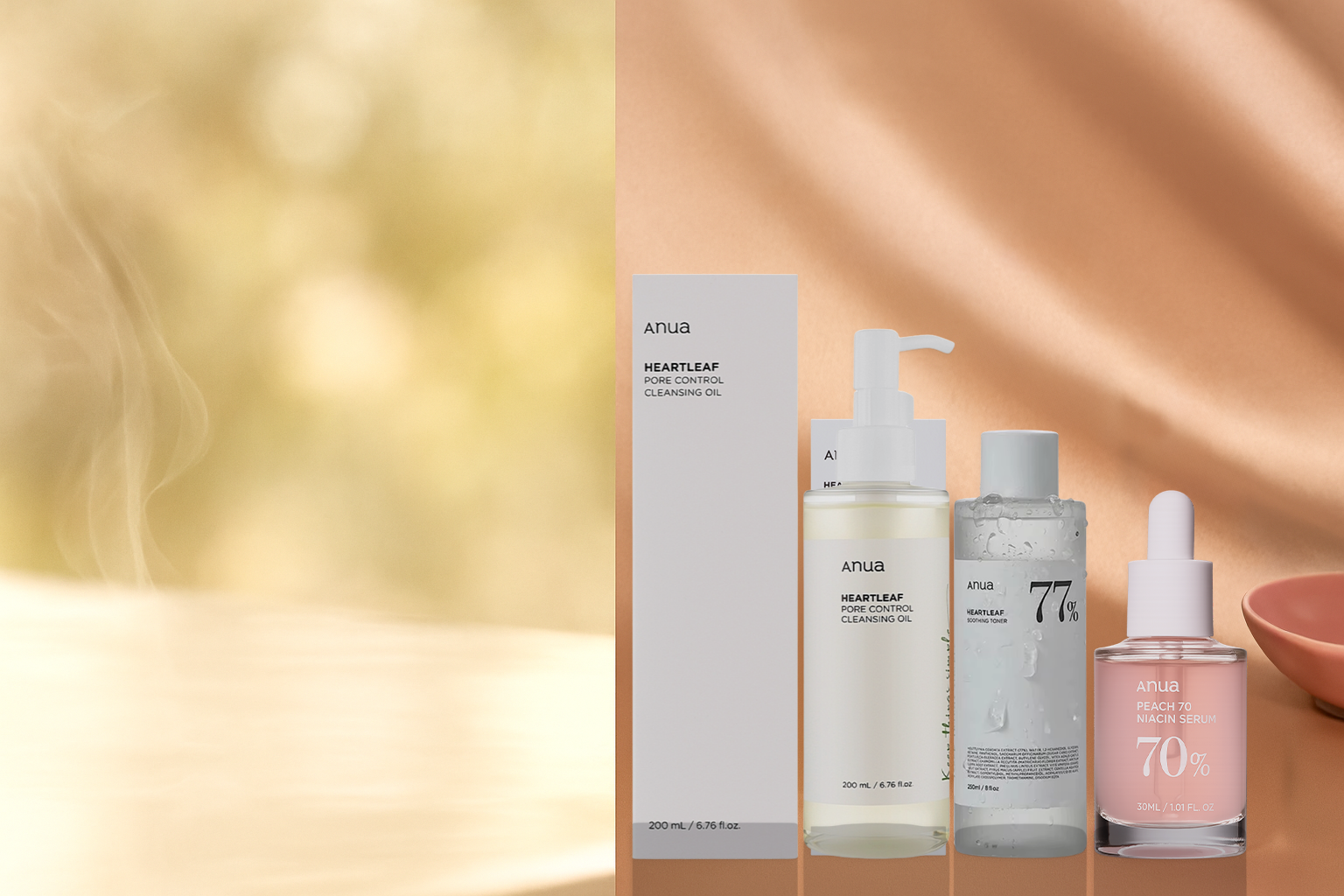 Pack « Kit Éclat Naturel™ » posé sur fond doux #fffdec